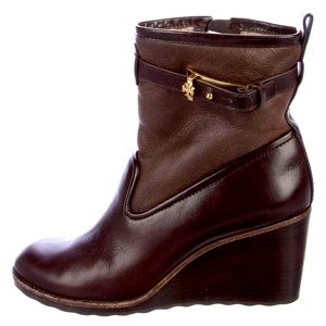 Tory Burch Primrose Sherpa Wedge Boots